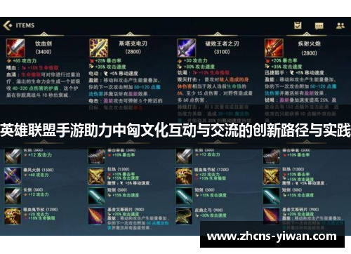 英雄联盟手游助力中匈文化互动与交流的创新路径与实践 英雄联盟手游助力中匈文化互动与交流的创新路径与实践